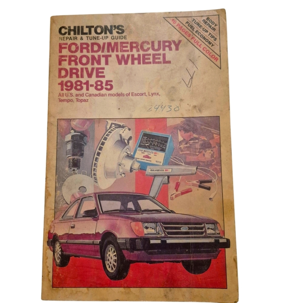 Chilton's Repair And Tune Up Guide Ford Mercury Front Wheel Drive 1981-85 #7055